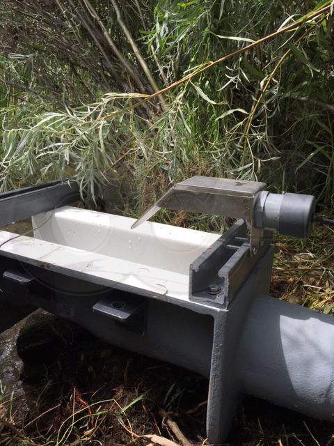 Palmer-Bowlus Flume Measuring Piped Runoff Flows