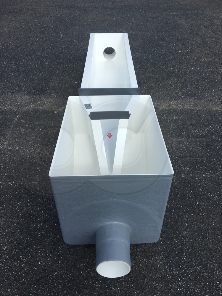 1-Foot HS Flume with Drop Box for Laundry