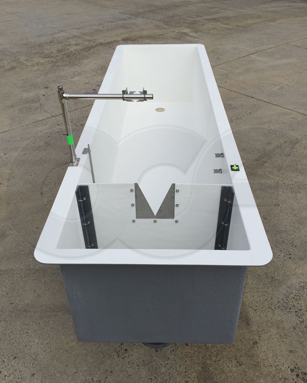 Long Custom Fiberglass Weir Box