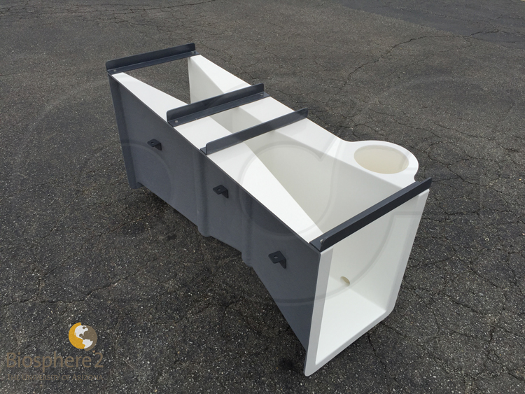 parshall flume fiberglass construction stilling well