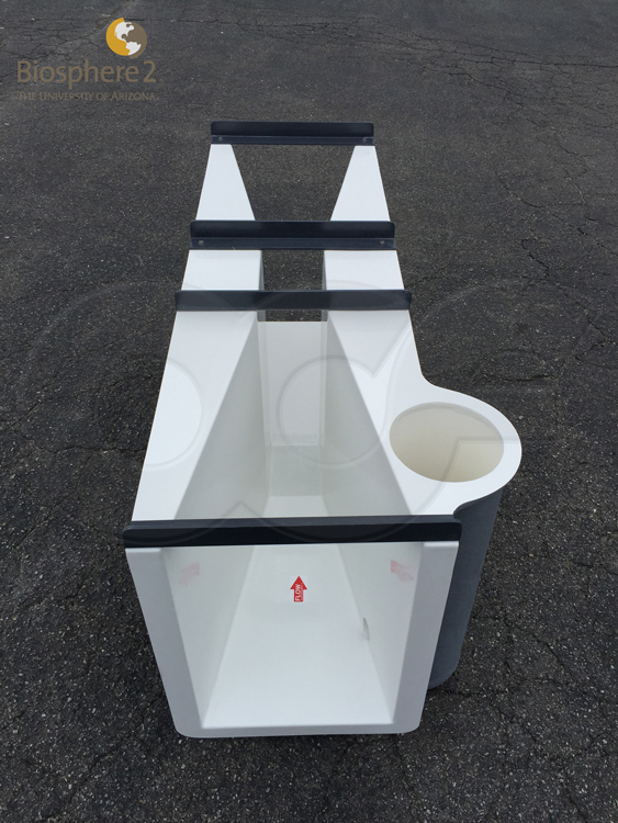 parshall flume fiberglass construction stilling well