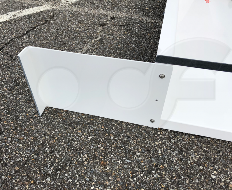 Bolt-On Wing Wall on H Flume Approach