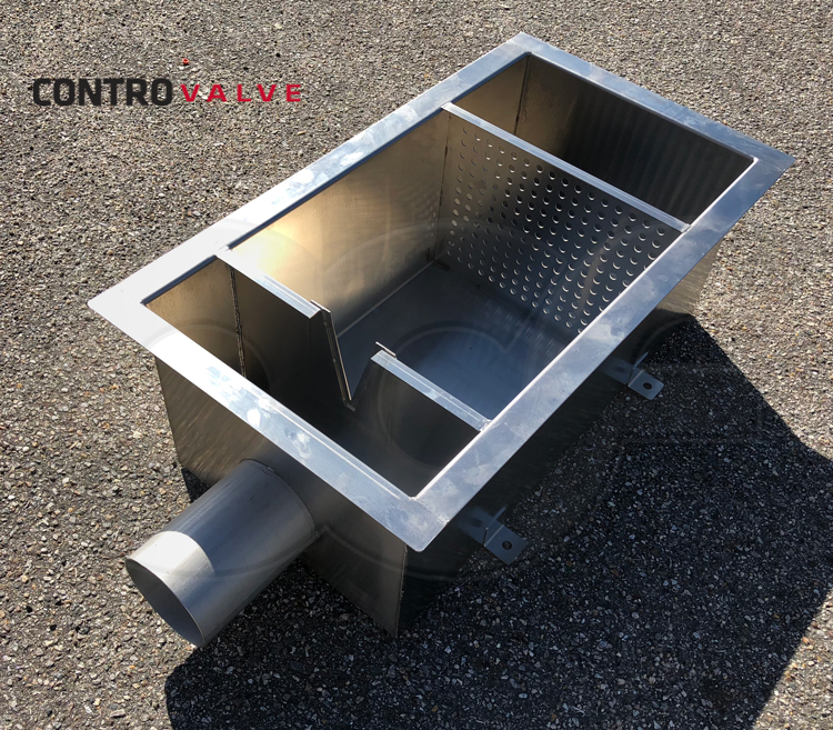 Stainless Steel Weir Box with Flow Conditioner