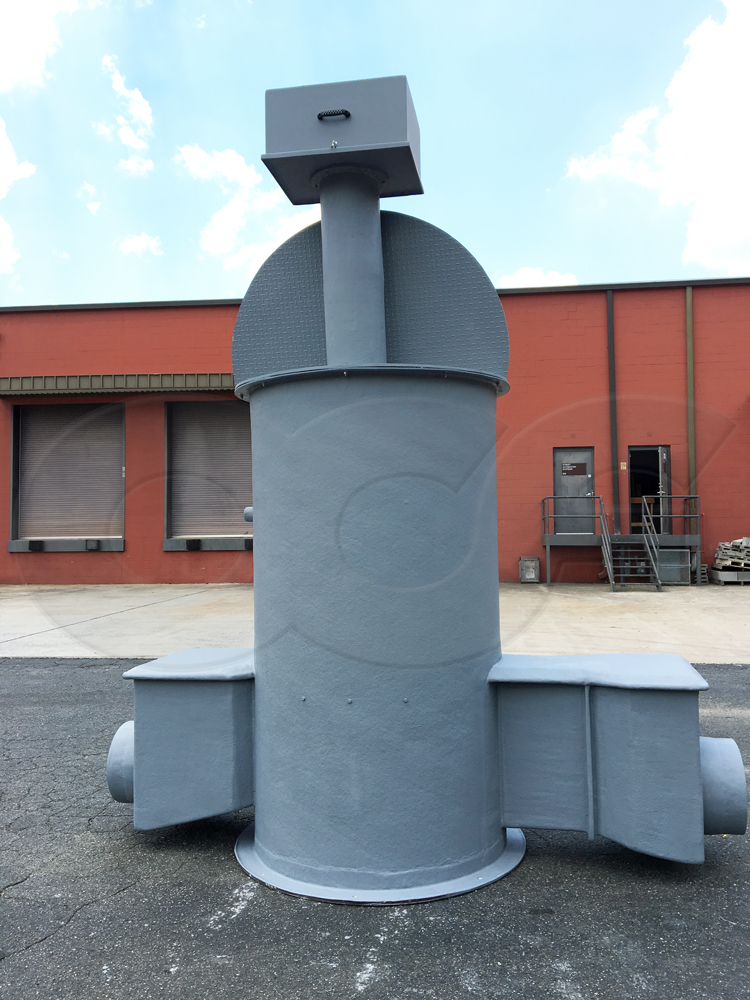 Metering Manhole with Shaft Encoder Enclosure