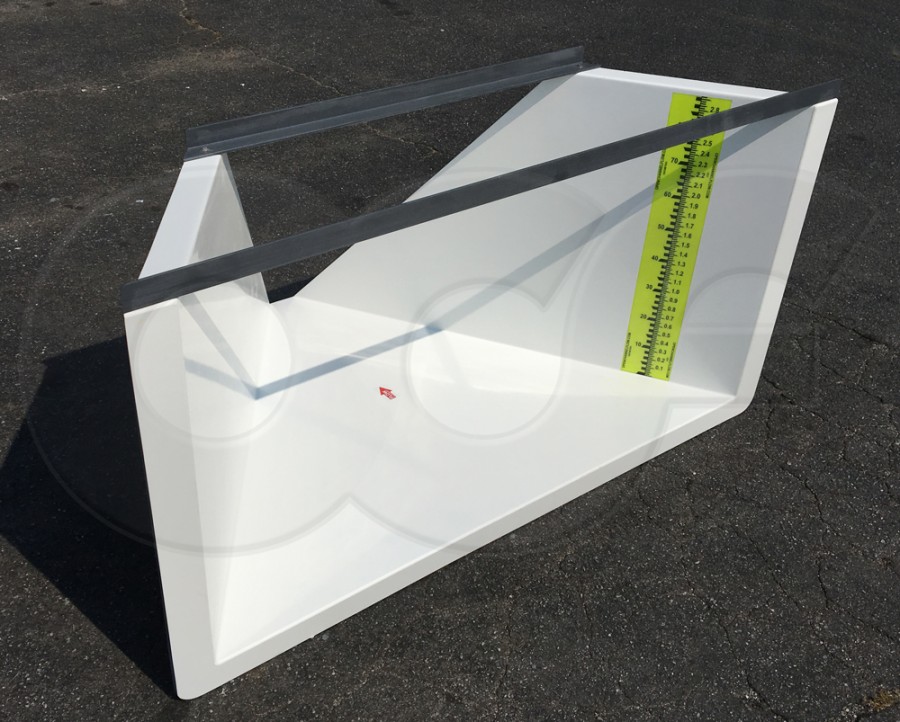 3-Foot H Flume with Staff Gauge
