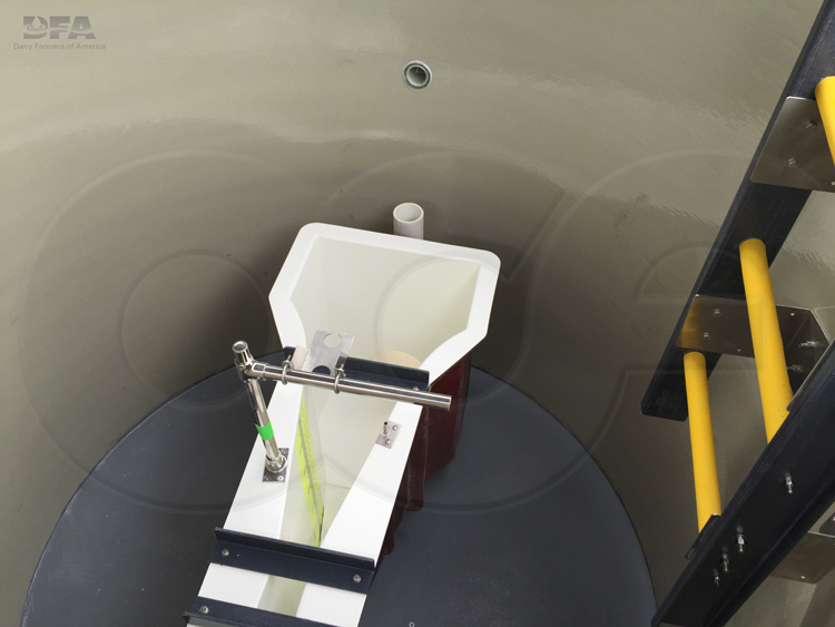 Custom Probe Mount in a Parshall Flume Metering Manhole