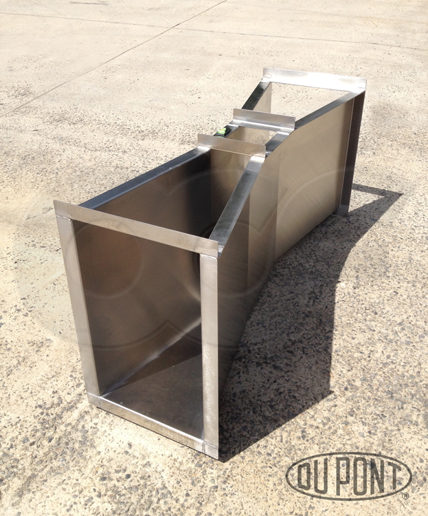 6-inch stainless steel parshall flume