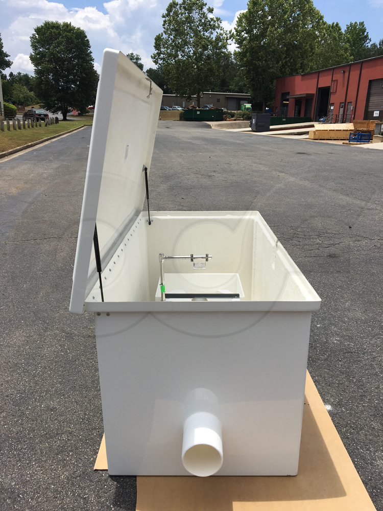 End View of a Redstone 70 Flume Enclosure