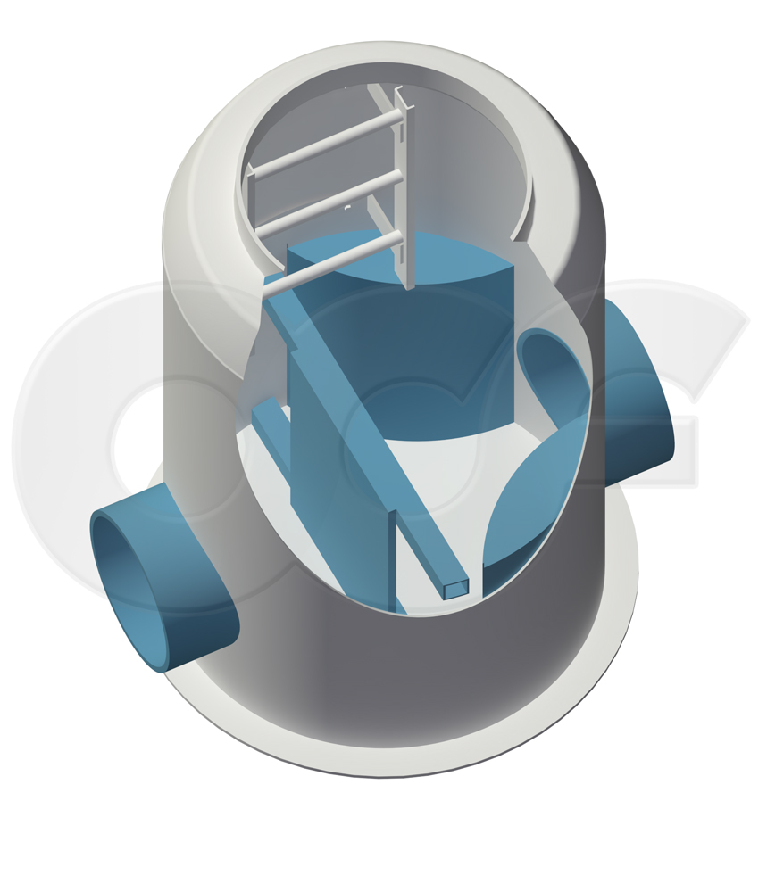 Energy Absorbing Manhole - 3D Computer Render