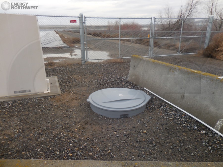 Lagoon Effluent Metering Manhole