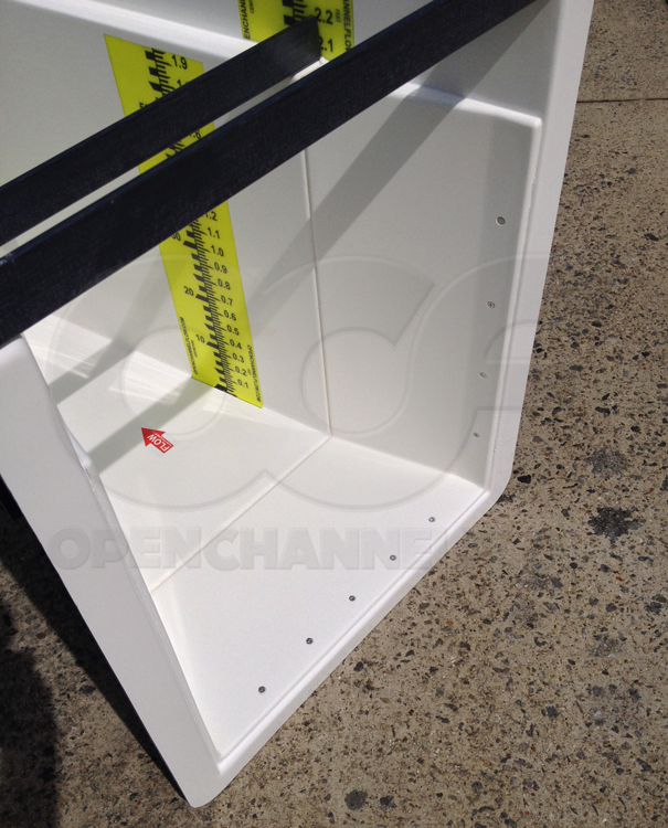 Inlet View of a 9-Inch Parshall with Nested 6-Inch Parshall