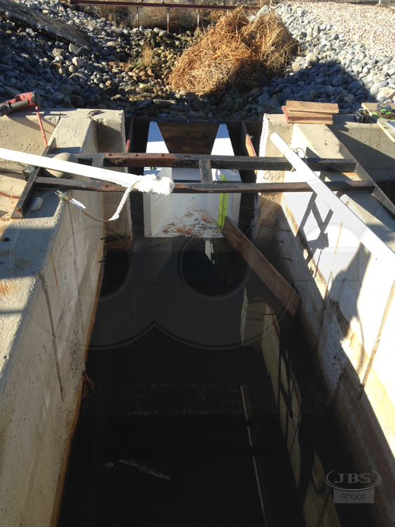 Cutthroat Flume Undergoing Installation