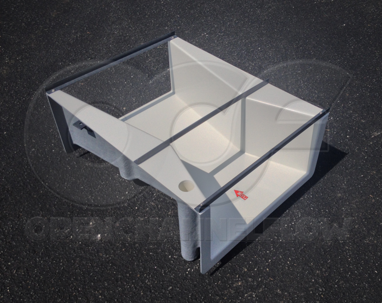 Fibeglass Cutthroat Flume with Probe Well