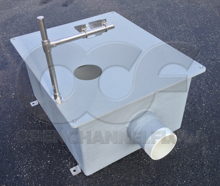 Final Effluent Measuring Weir Box