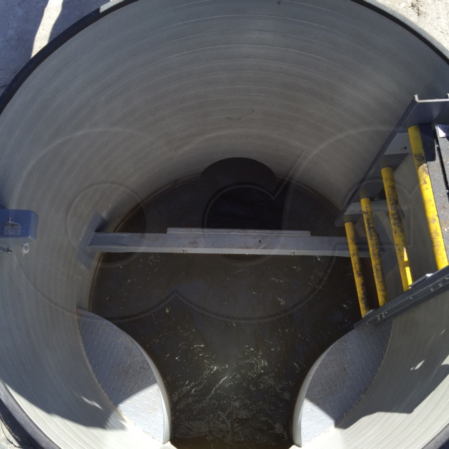 Energy Absorbing Manhole in Operation