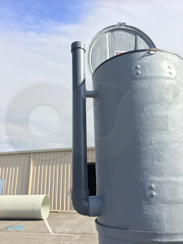 Exterior Vent on a Packaged Metering Manhole