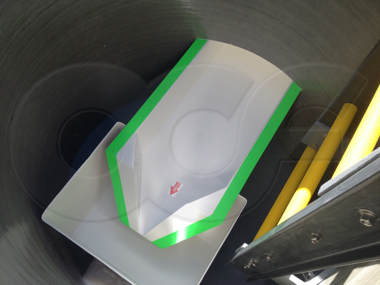 H Flume Installed in a Packaged Metering Manhole 