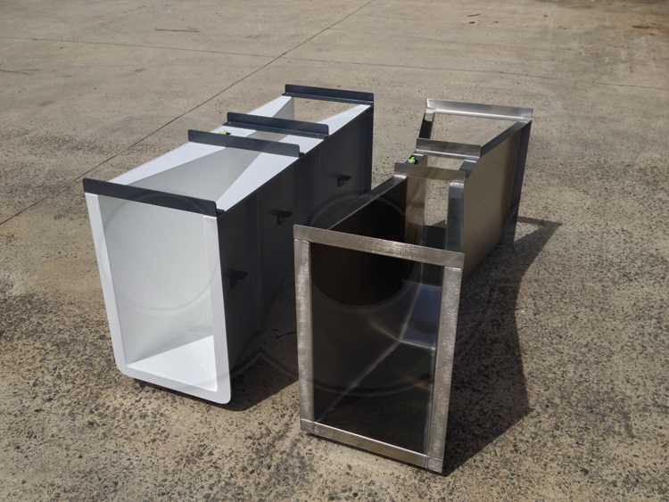 parshall flumes in stainless steel and fiberglass construction