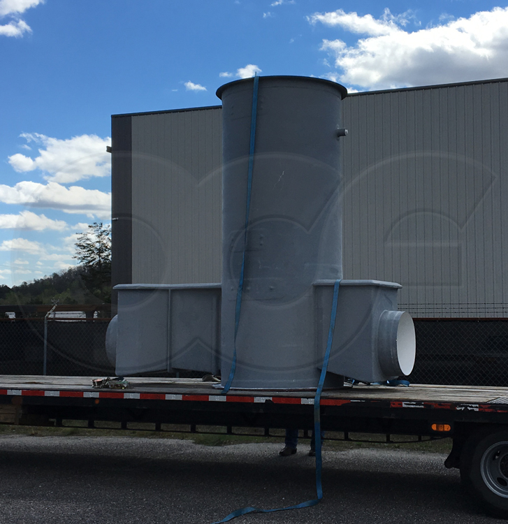 Parshall Flume Manhole with Custom Flat Fiberglass Top