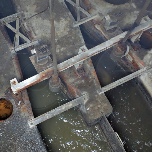 Galvanized Parshalls Used Flow Splitting