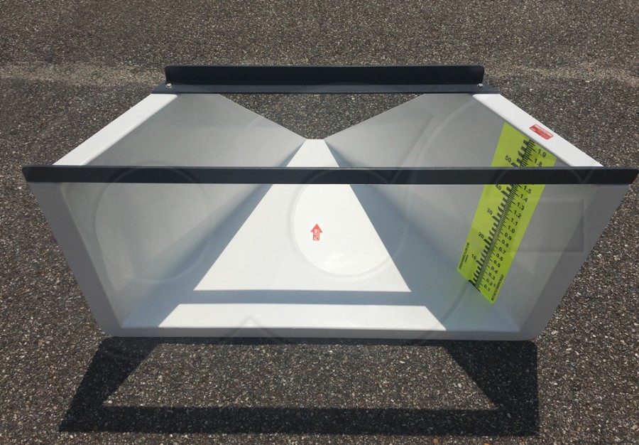 Plain 2-Foot H Flume with Staff Gauge