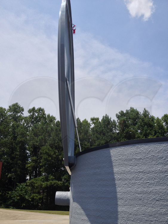 Open Domed Top Fiberglass Manhole - Detail