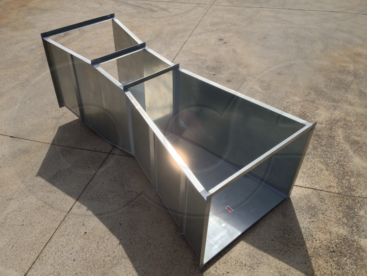 parshall flume galvanized steel construction