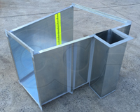 Galvanized Steel Montana Flume with Stiling Well 