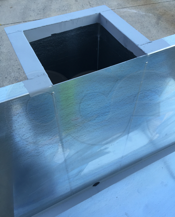 Galvanized Steel Rectangular Parshall Flume Stiling Well