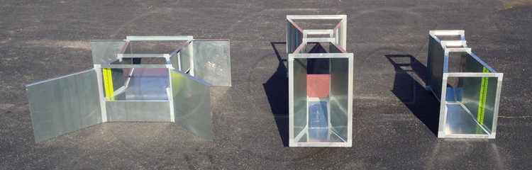 Galvanized Irrigation Flumes