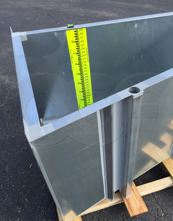 Probe Well on a Galvanized Steel Parshall Flume