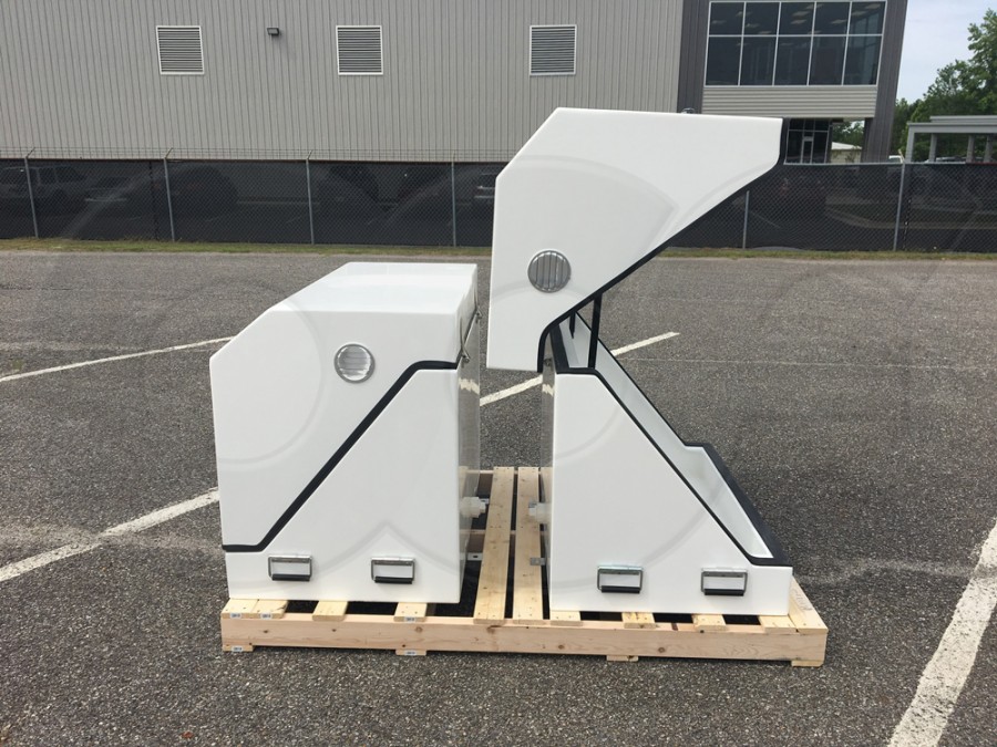 Side View of Gemini 2 Sample Enclosures