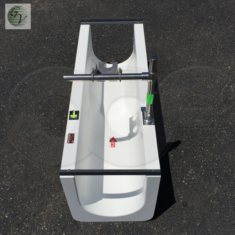 palmer bowlus flume with ultrasonic bracket