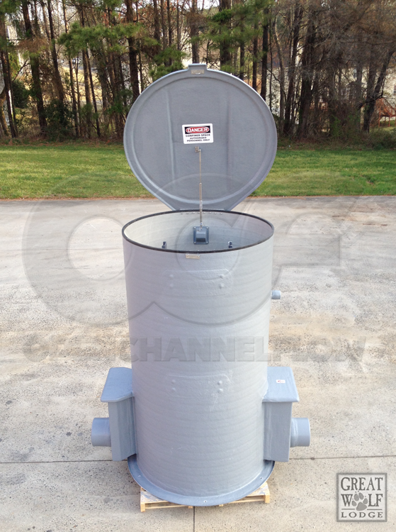 4-Foot Parshall Flume Metering Manhole for Water Park