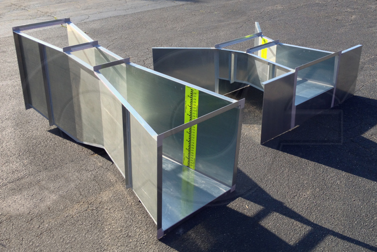 Galvanized Steel Irrigation Flumes