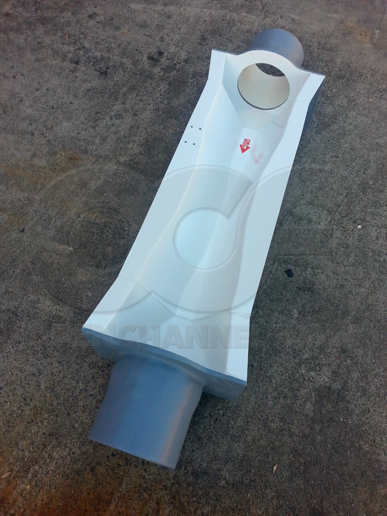 Large Trapezoidal Flume End Adapters