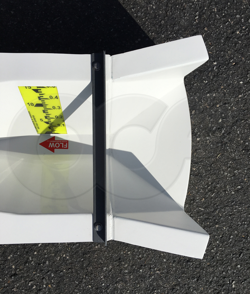 Trapezoidal Flume Manhole End Adapter Detail