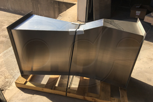 Stainless Steel 9-Inch Parshall Packaged for Shipment