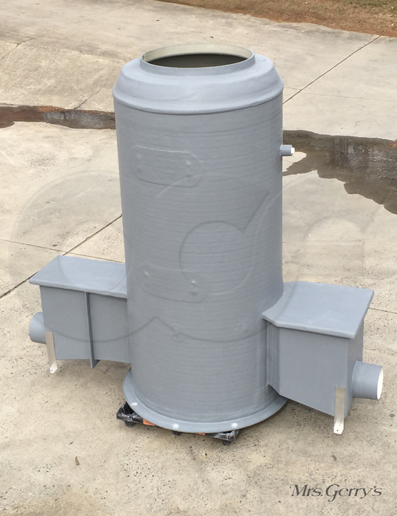 H-20 Traffic Manhole with Parshall Flume