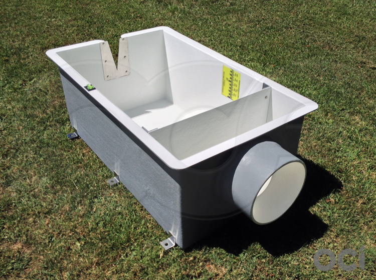 Fiberglass Weir Box for South Korean Chemical Plant