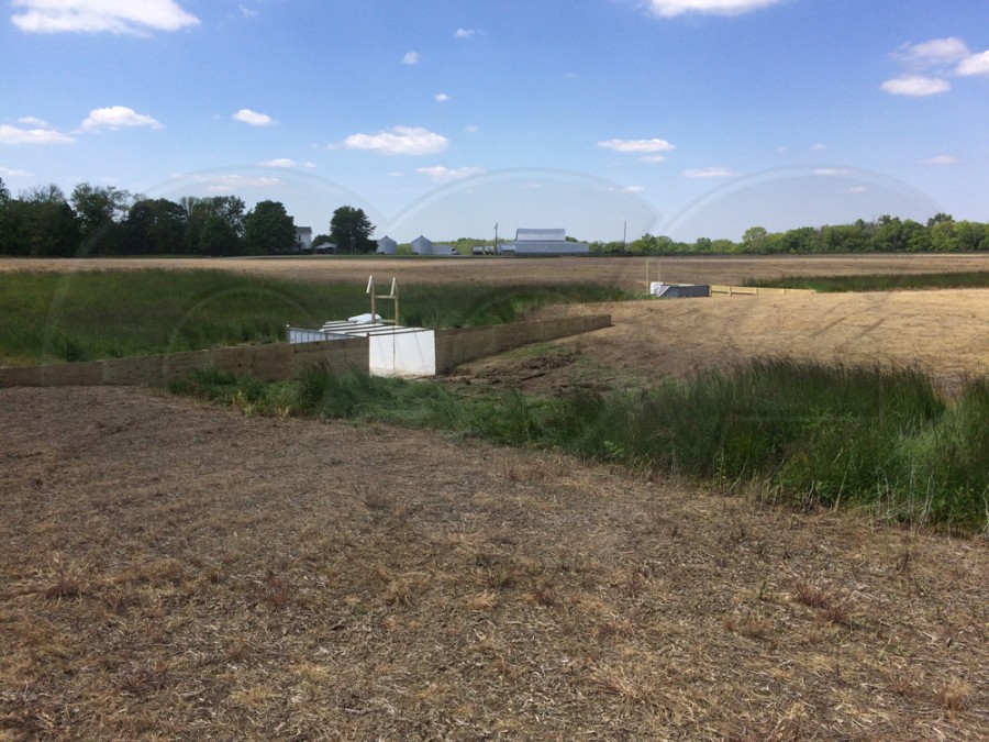 H Flumes Measuring Edge-of-Field Flows in Ohio
