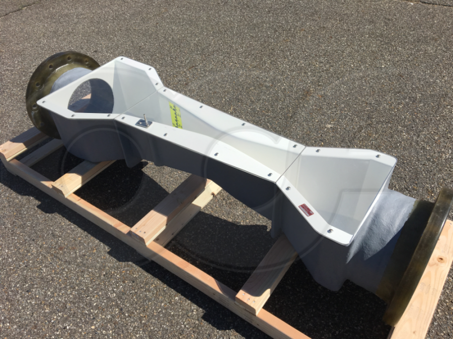 Clear Cover Over a Small Parshall Flume