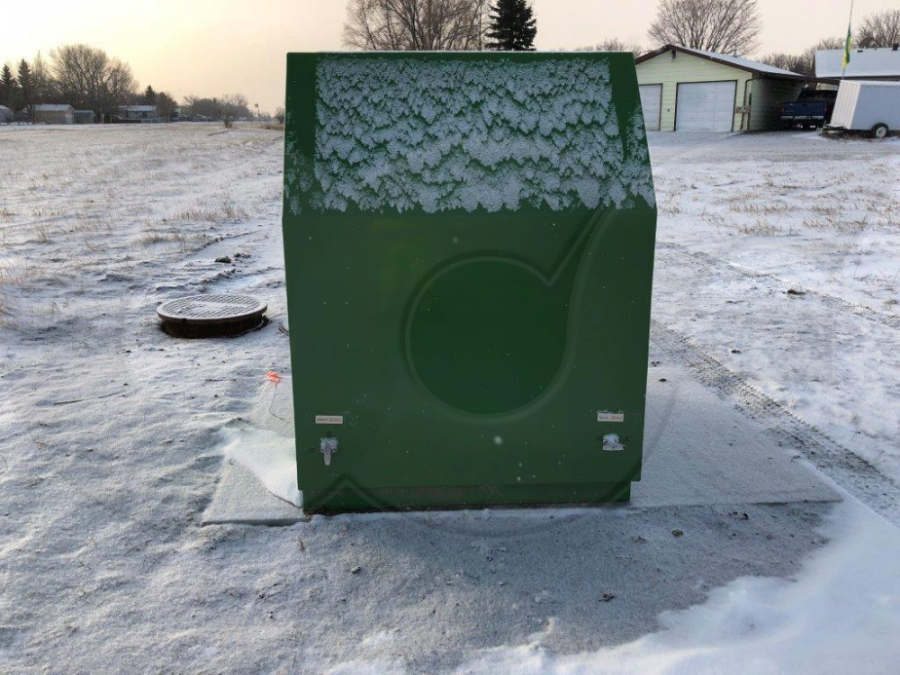 Refrigerated Sampler Enclosure in Custom Green Color