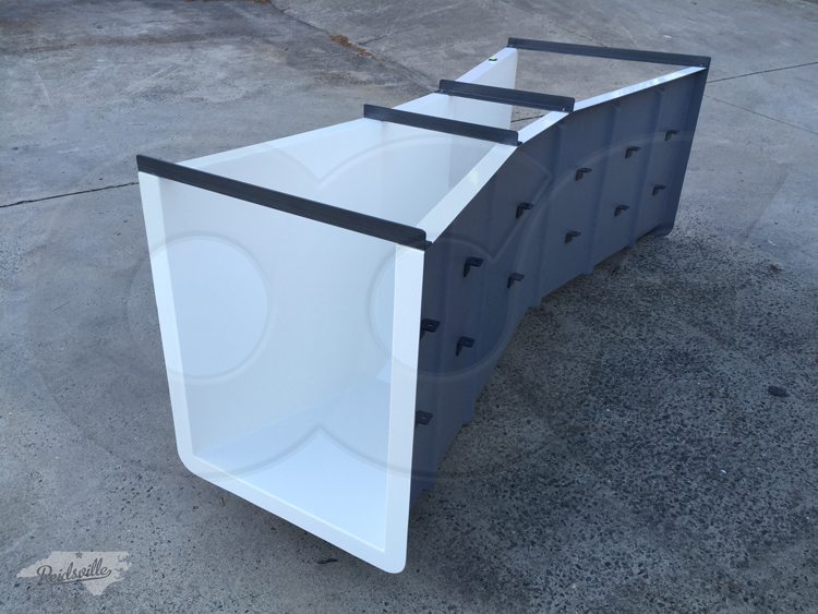 parshall flume fiberglass construction