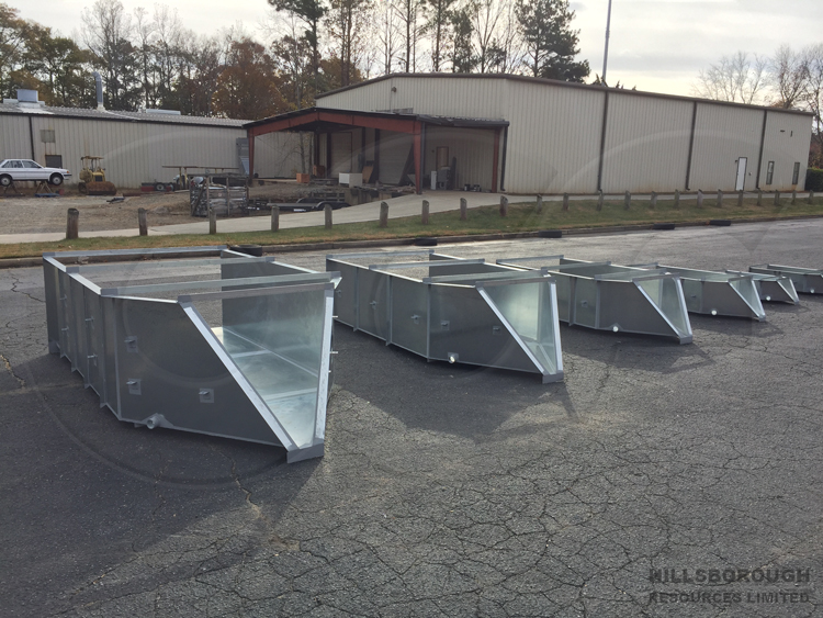 6 Different Galvanized Steel H Flume Sizes