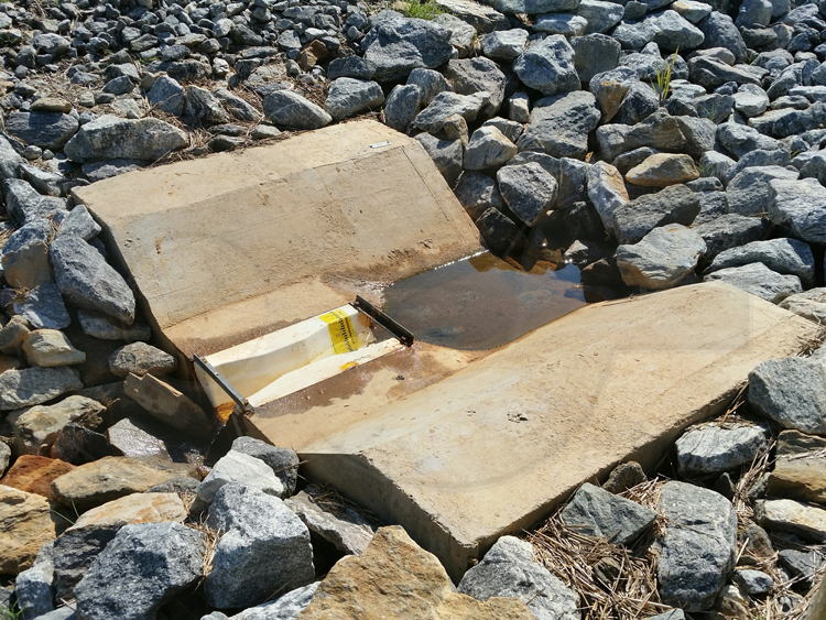 Trapezoidal Flume in Armored Channel