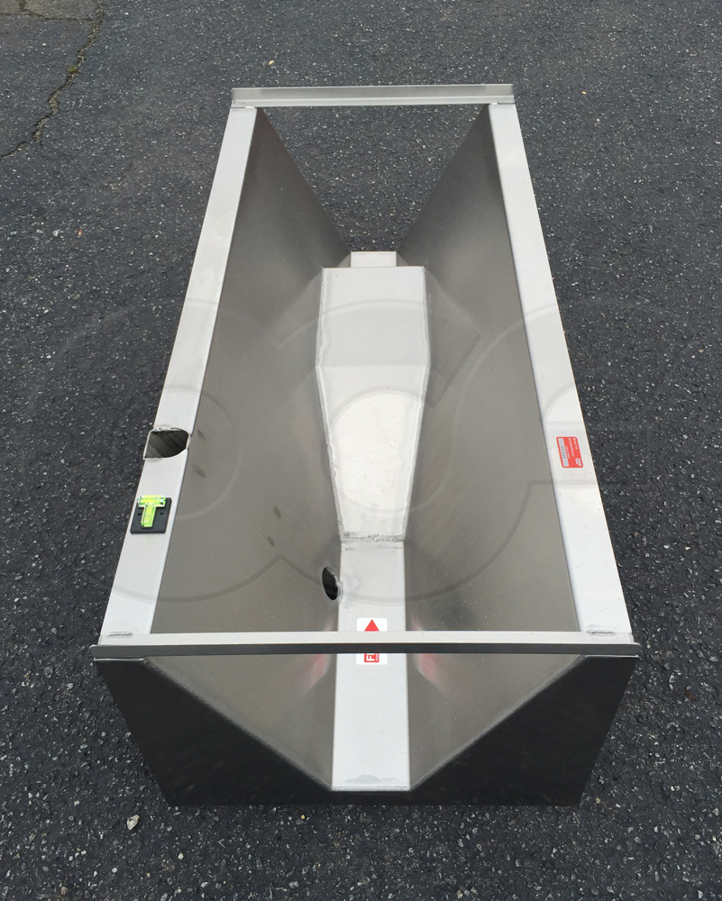 Throat Ramp on a 200 mm Stainless Steel RBC Flume