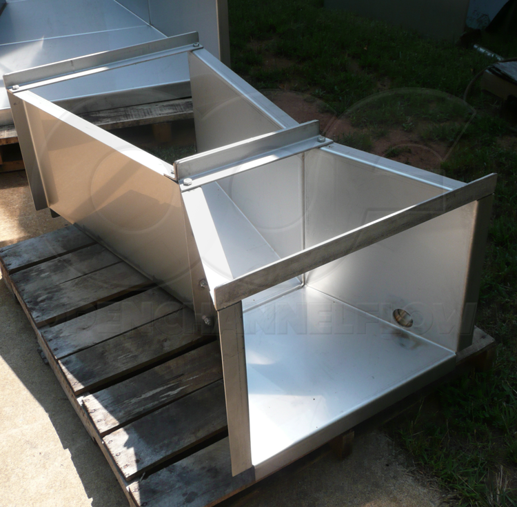 Stainless Steel Cutthroat Flume Used for Mine Dewatering 