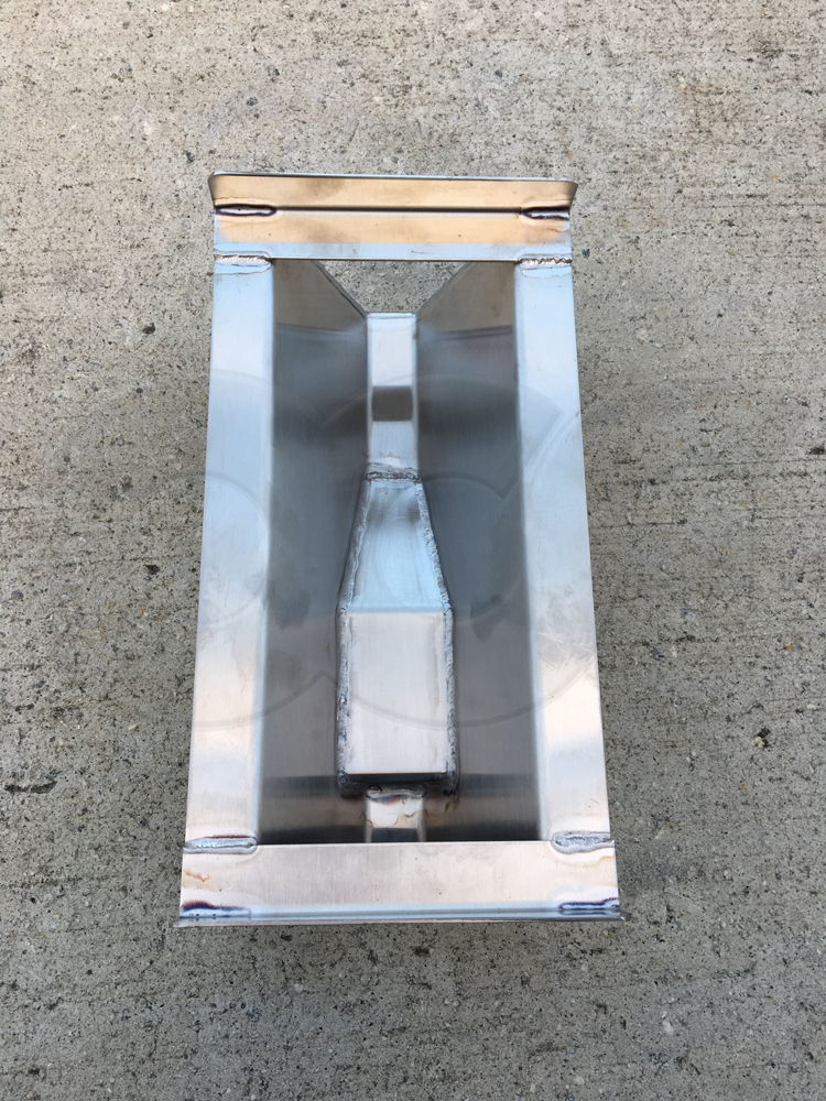 Top View of a 50 mm RBC Flume