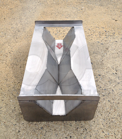 Stainless Steel Small 60 Degree Trapezoidal Flume